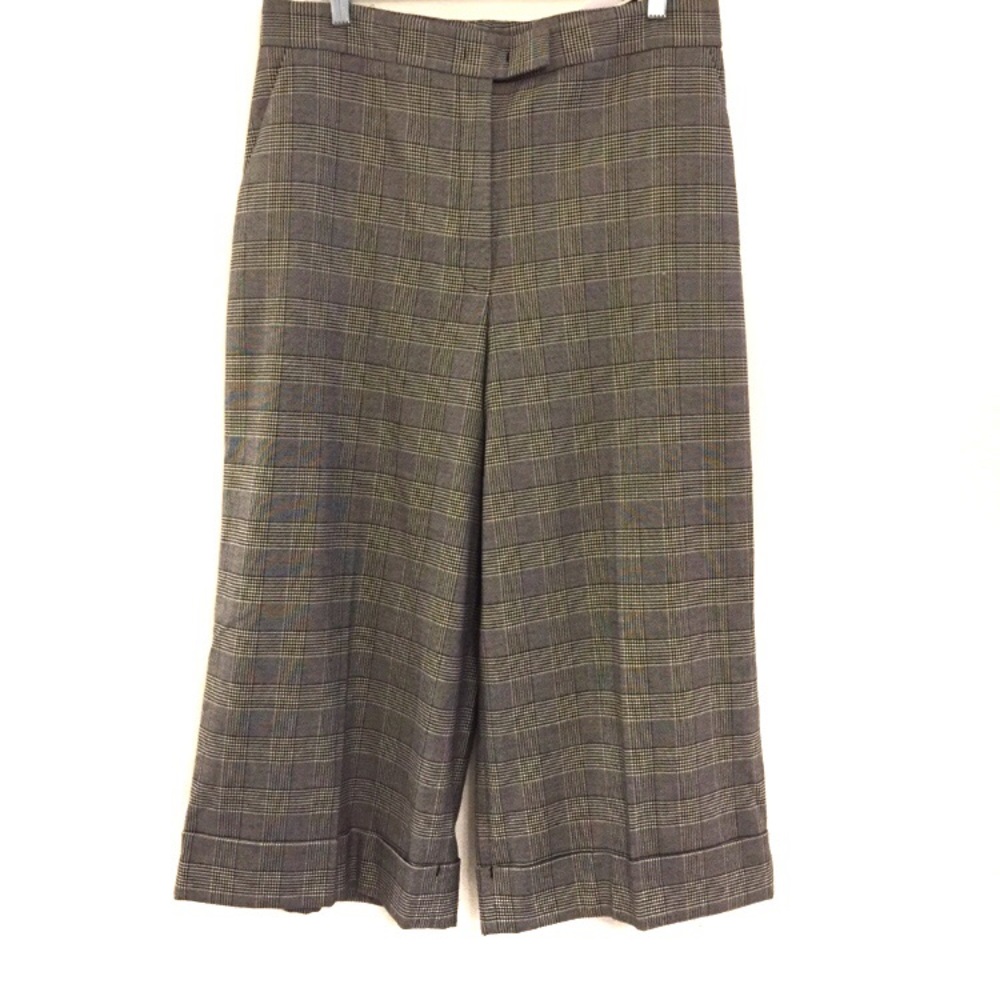 Anne Klein Pants Size 12 Gray/White/Black